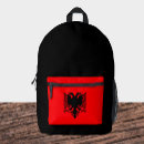 Recherche de drapeau albanais sacs Noir