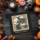 Search for broom halloween cards Black