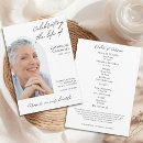 Search for celebration of life funeral programs Remembrance