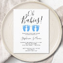 Recherche de for twin baby shower Aquarelle