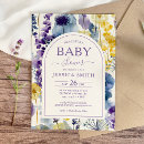 Search for purple and yellow baby shower invitations Mother to be