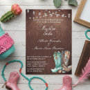Recherche de rustique cowboy invitations Bois