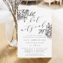 Recherche de rose noir bar bat mitzvah invitations Chic