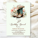 Search for cowgirl 21st birthday invitations Cowboy boots