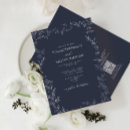 Search for navy blue rustic wedding invitations Calligraphy
