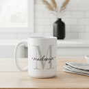 Search for black and white monogram mugs Trendy