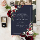 Search for navy and blush wedding invitations Watercolor