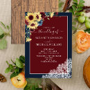 Search for navy blue and sunflower wedding invitations Burgundy