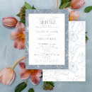 Search for dusty blue rehearsal dinner invitations Elegant