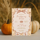 Search for autumn potluck dinner invitations Rustic