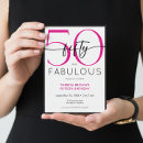 Search for chic 50th birthday invitations Typography