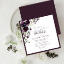 Recherche de purple floral bridal shower invitations Pour elle