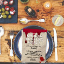 Search for bloody invitations Murder mystery