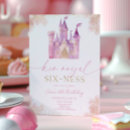 Search for 6th princess birthday invitations For kids