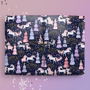 Search for unicorn holiday wrapping paper Whimsical