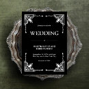 Search for vintage glam wedding invitations Geometric