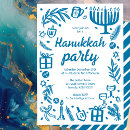 Search for hanukkah seasonal invitations Modern