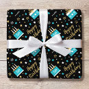 Search for teal wrapping paper Happy birthday