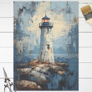 Search for nautical decoupage paper Lighthouse