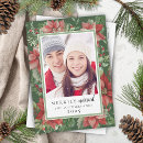 Search for red poinsettia christmas cards Modern