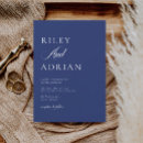 Search for cobalt blue wedding invitations Modern