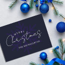 Search for navy christmas cards Snowflake