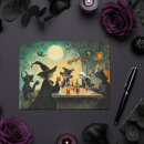 Recherche de cocktail halloween cartes postales Sorcière