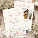 Recherche de fleur sauvage mariage invitations Chic boho