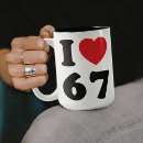 Search for 67th birthday mugs Six