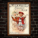 Search for vintage milk posters Advertisement