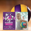Search for volleyball birthday invitations Team