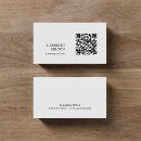 Recherche de arrière plan simple cartes visite Code qr