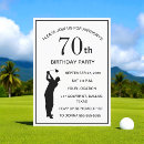 Search for golfer birthday invitations Par