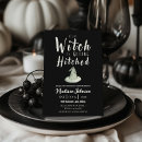 Search for witch bridal shower invitations Watercolor