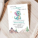 Search for fairy tale baby shower invitations Dragon