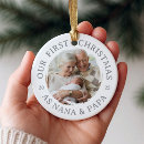 Search for nana and papa ornaments First christmas