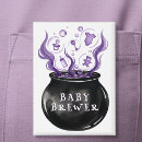 Search for witches brew buttons A baby is brewing