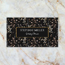 Recherche de jolis motifs cartes visite Fleurs