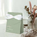 Search for sage green favour boxes Script