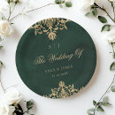 Search for emerald green gold plates Elegant