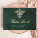 Search for emerald green guest books Keepsake