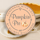 Search for pumpkin pie stickers Made with love