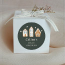Search for gingerbread house stickers Christmas baby shower