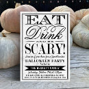 Search for typography halloween invitations Adult halloween party