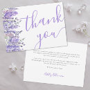 Search for purple bridal thank you cards Love is in bloom