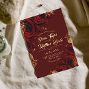 Search for red and gold wedding invitations Flowers