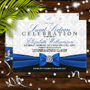 Search for royal blue sweet 16 invitations Bow