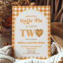 Search for cutie pie birthday invitations For kids