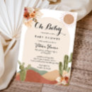 Search for southwestern baby shower invitations Boho