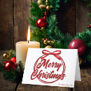 Recherche de ribbon christmas cards Élégant